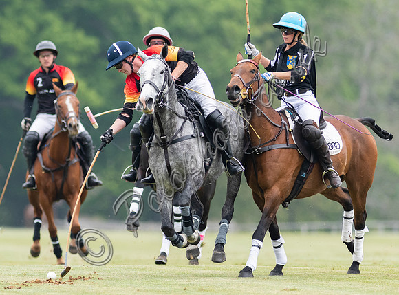 Polo action, May 4 Goal Spring Cup 2022, Cowdray Park Polo Club