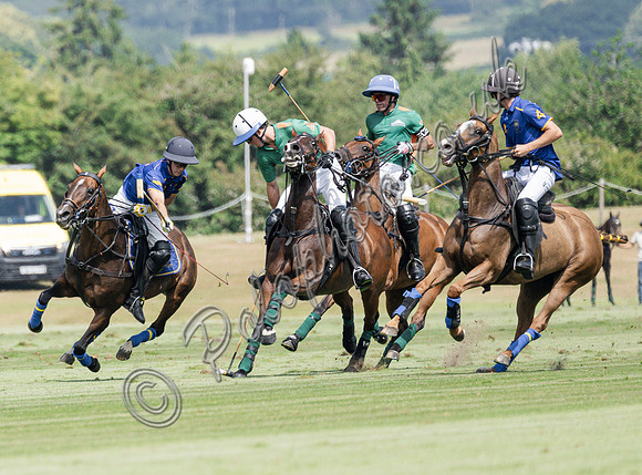 olo action, 2025 Gold Cup, Cowdray Park Polo Club