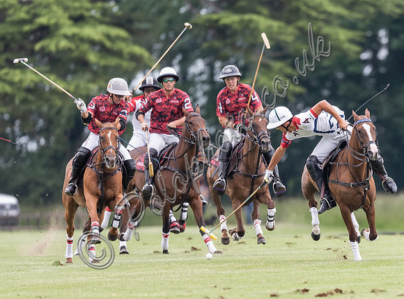 Polo action, Warwickshire Cup Final, Cirencester Park