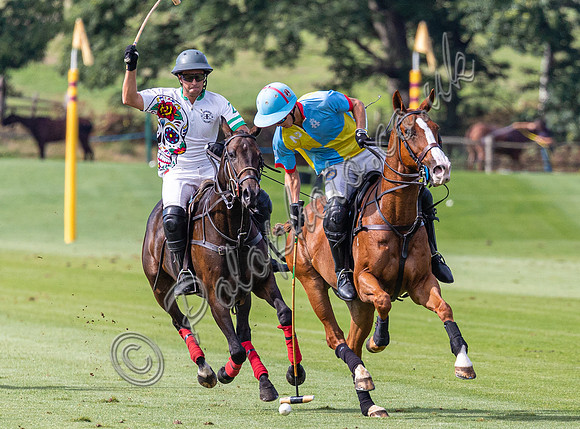 Polo action, 2022 Autumn Cup, Cowdray Park Polo Club