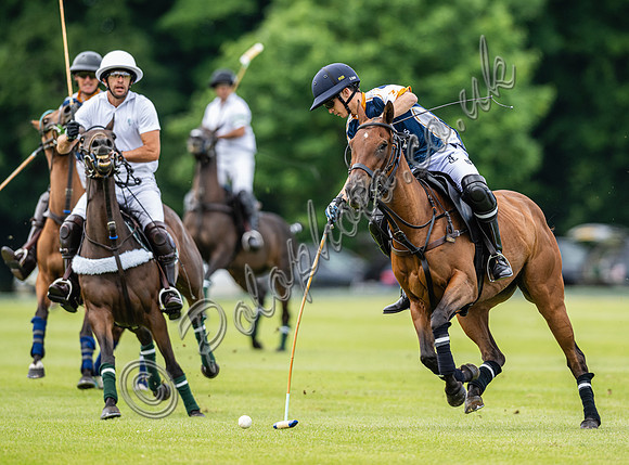 Polo action, Warwickshire Cup 2024, Cirencester Park