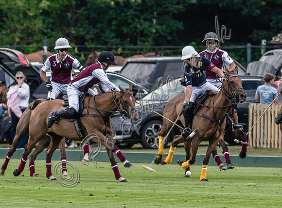 Polo action, 2025 Gold Cup, Cowdray Park Polo Club