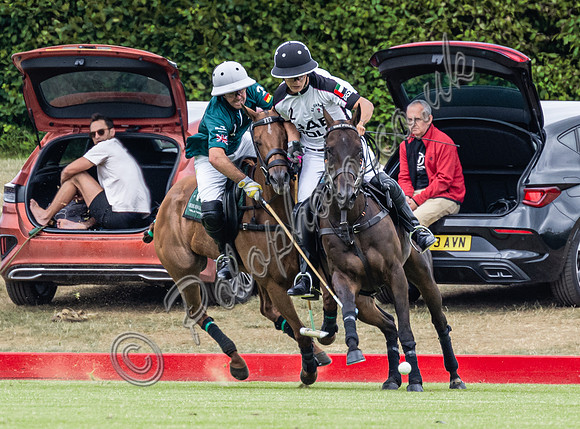 Polo action, 2025 Gold Cup, Cowdray Park Polo Club