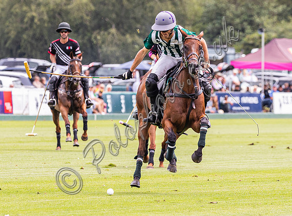 Polo action, 2024 Gold Cup, Cowdray Park Polo Club