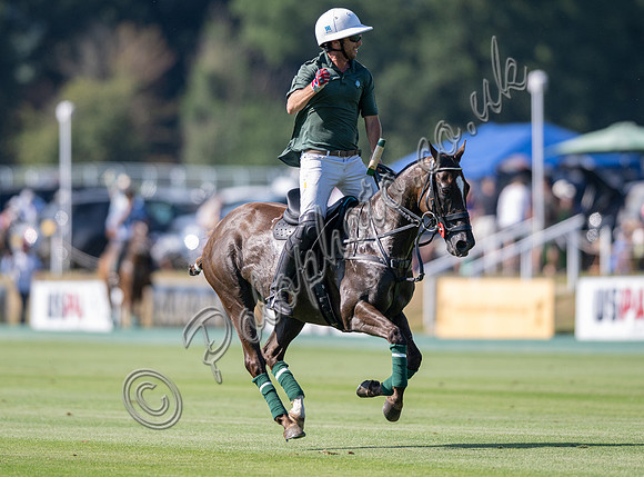 Polo action, 2025 Gold Cup quarter finals, Cowdray Park Polo Club