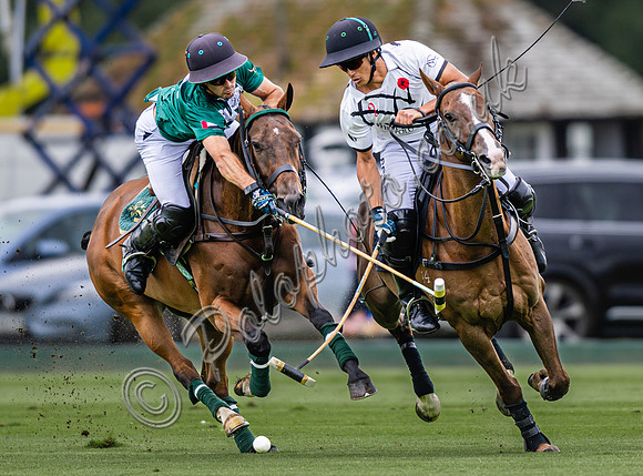 Polo action, 2024 Gold Cup, Cowdray Park Polo Club