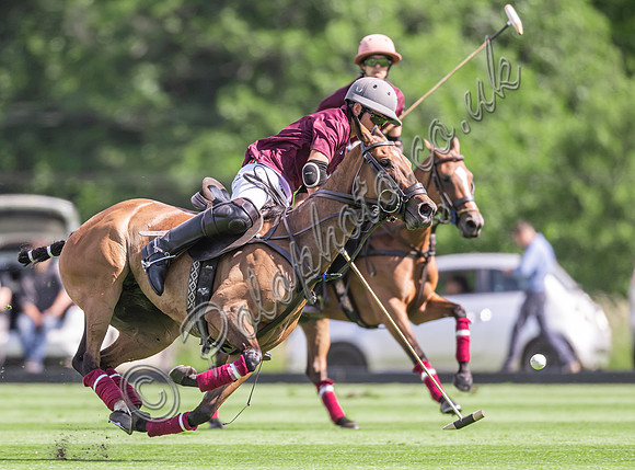 Polo action, 2024 Gold Cup, Cowdray Park Polo Club