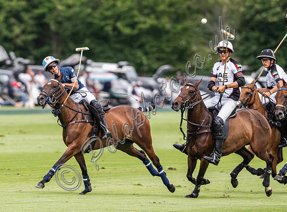 Polo action, 2024 Gold Cup, Cowdray Park Polo Club