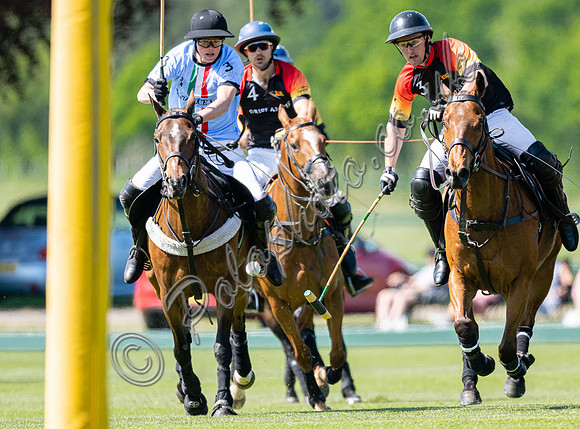 Polo action, 2022 May 4 Goal Spring Cup final, Cowdray Park Polo Club