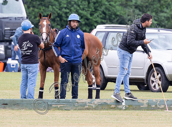 Polo action, Ladies 18 Goal Tournament,  Cirencester Park