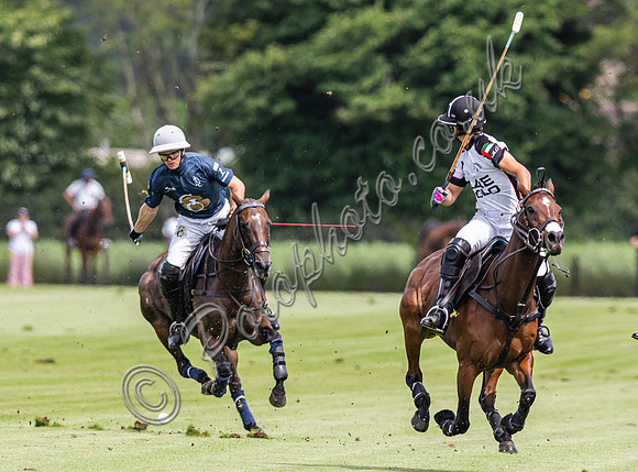 Polo action, 2024 Gold Cup, Cowdray Park Polo Club