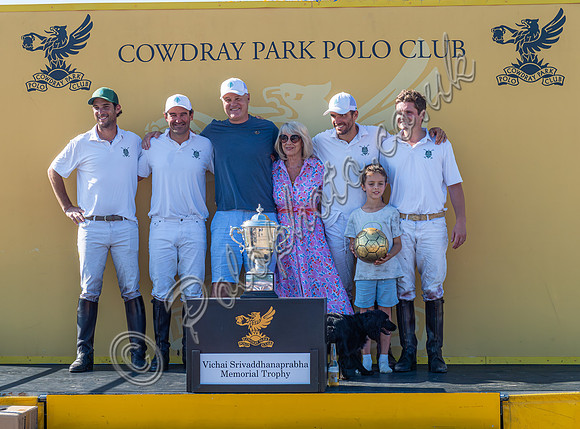 Polo action, 2025 Gold Cup quarter finals, Cowdray Park Polo Club
