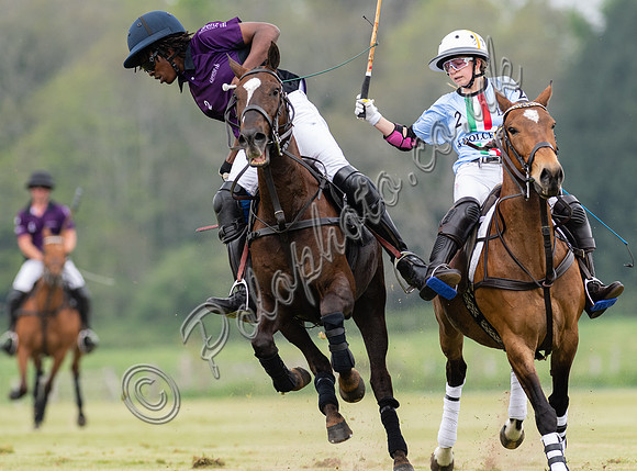 Polo action, May 4 Goal Spring Cup 2022, Cowdray Park Polo Club