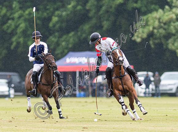 Polo action Bathurst Cup, Cirencester Park