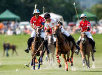 Polo action, 2021 Gold Cup semi-finals, Cowdray Park Polo Club