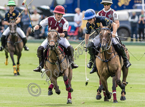Polo action, 2025 Gold Cup, Cowdray Park Polo Club