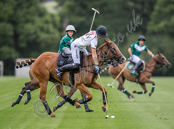 Polo action, 2024 Gold Cup, Cowdray Park Polo Club