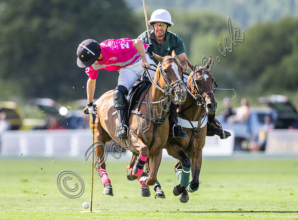 Polo action, 2024 Gold Cup, Cowdray Park Polo Club