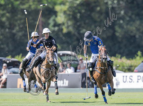 Polo action, 2025 Gold Cup, Cowdray Park Polo Club