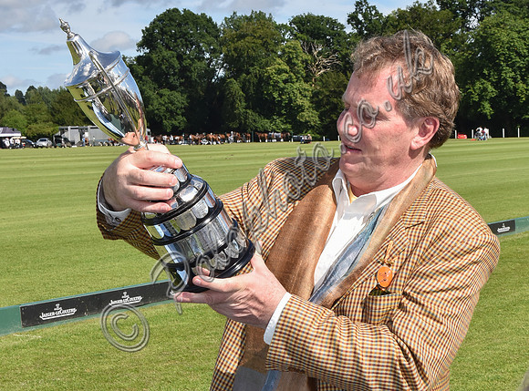 presentation of Argentine Ambassadors Cup to Brittania El Remanso by Argentine Ambassador to Britain His Excellency Carlos Sersale di Cerisano
