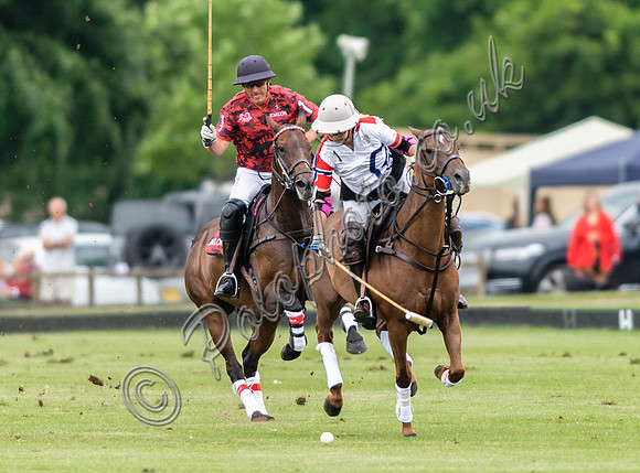 Polo action, Warwickshire Cup Final, Cirencester Park