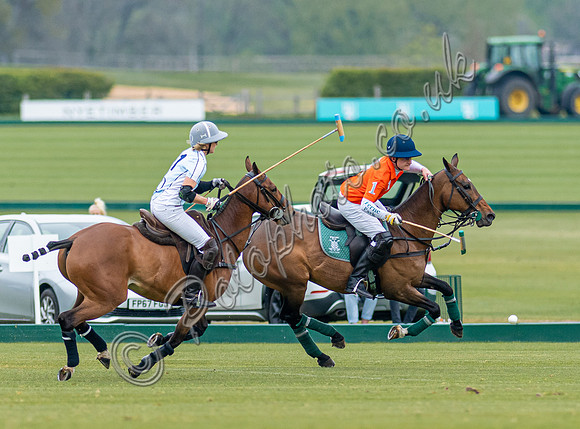 Polo action, 2022 Tyro Cup, Cowdray Park Polo Club