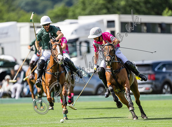 Polo action, 2024 Gold Cup, Cowdray Park Polo Club