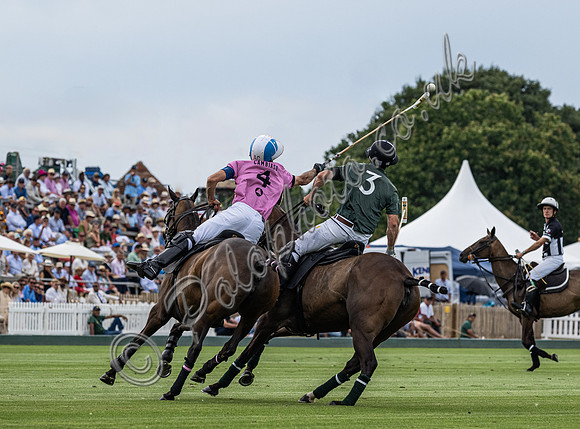 Polo action, 2025 Gold Cupsemi-final, Cowdray Park Polo Club