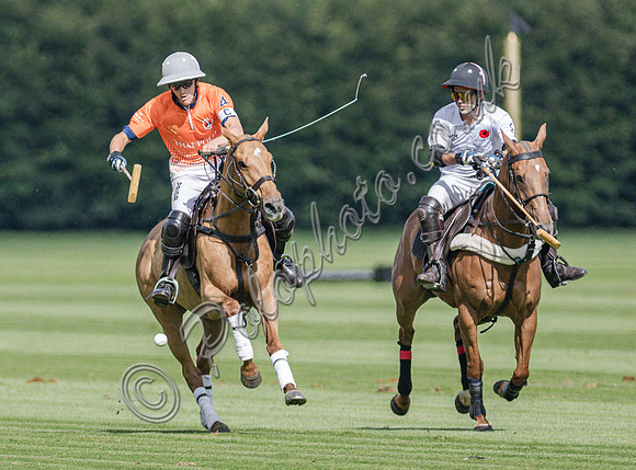 Polo action, 2025 Gold Cup, Cowdray Park Polo Club