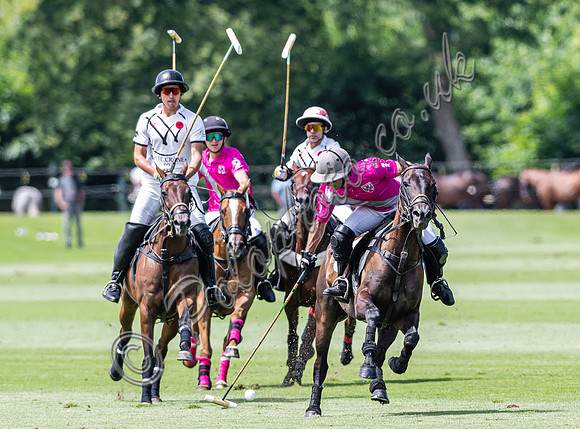 Polo action, 2024, Cowdray Park Polo Club