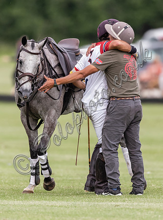 Polo action, Warwickshire Cup Final, Cirencester Park
