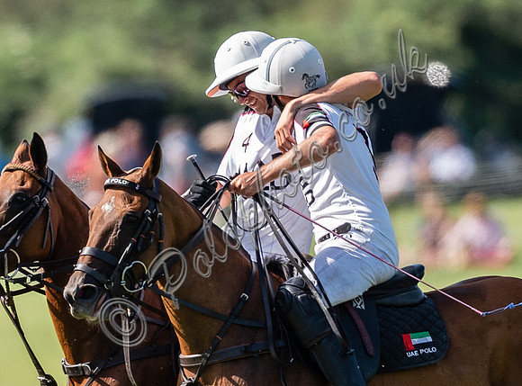 Celebrations from UAE Polo Team