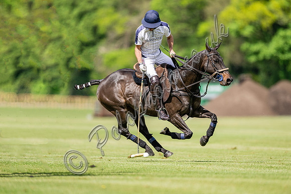 polo action from the Final of the Cirencester May Goal Tournament.