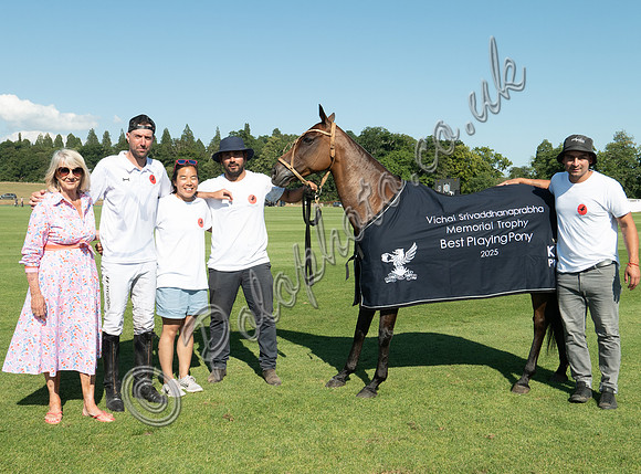 Polo action, 2025 Gold Cup quarter finals, Cowdray Park Polo Club