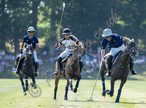 Polo action, 2025 Gold Cup quarter finals, Cowdray Park Polo Club