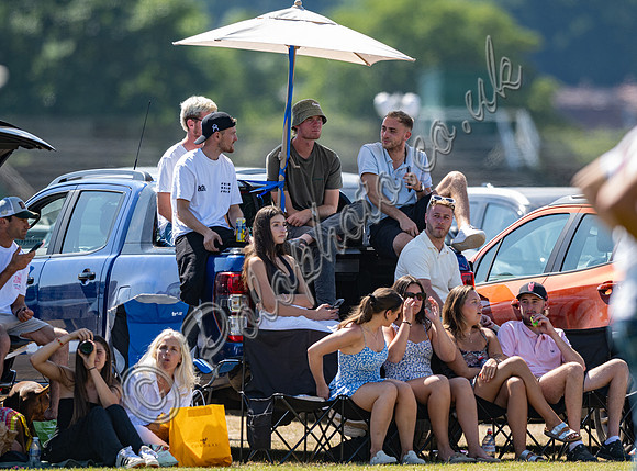 Polo action, 2025 Gold Cup quarter finals, Cowdray Park Polo Club