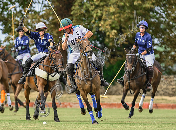 Polo action, Wichenford Bowl 2025 semi-final match, Beaufort Polo Club