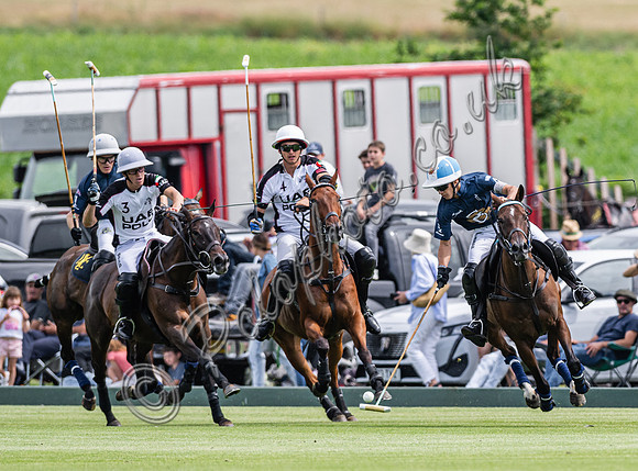 Polo action, 2024 Gold Cup, Cowdray Park Polo Club