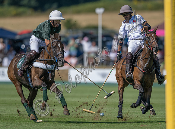 Polo action, 2025 Gold Cup quarter finals, Cowdray Park Polo Club