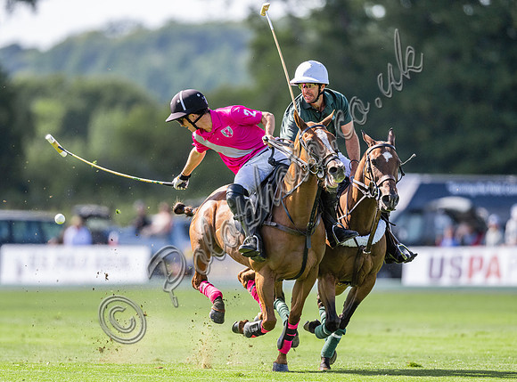 Polo action, 2024 Gold Cup, Cowdray Park Polo Club