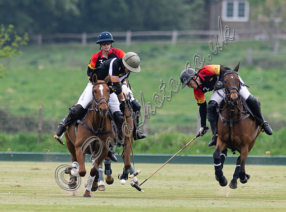 Polo action, May 4 Goal Spring Cup 2022, Cowdray Park Polo Club