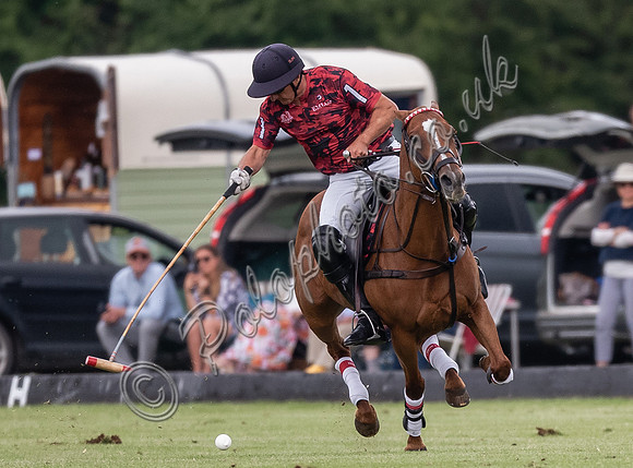 Polo action, Warwickshire Cup Final, Cirencester Park