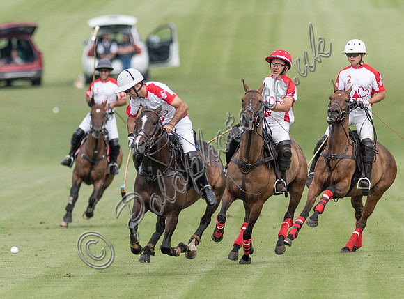 Polo action, 2021 Gold Cup, Cowdray Park Polo Club