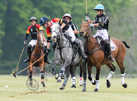 Polo action, May 4 Goal Spring Cup 2022, Cowdray Park Polo Club