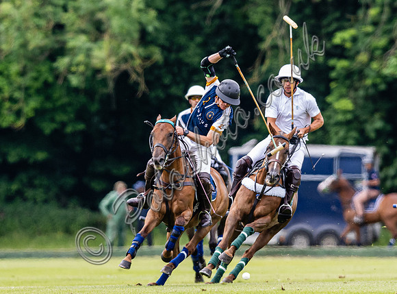 Polo action, Warwickshire Cup 2024, Cirencester Park