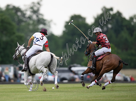 Polo action, Warwickshire Cup Final, Cirencester Park