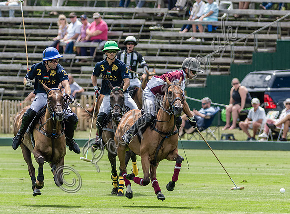 Polo action, 2025 Gold Cup, Cowdray Park Polo Club
