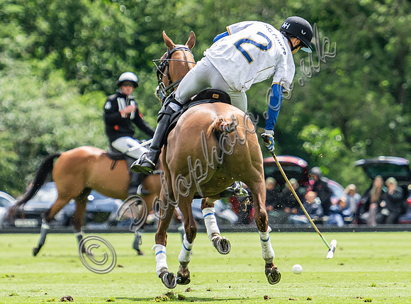 Polo action, 2024 Gold Cup, Cowdray Park Polo Club