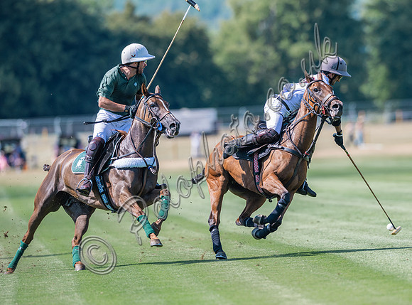 Polo action, 2025 Gold Cup quarter finals, Cowdray Park Polo Club