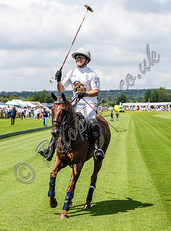 Celebrations by La Dolfina Great Oaks after winning semi final match against King Power, Gold Cup 2024